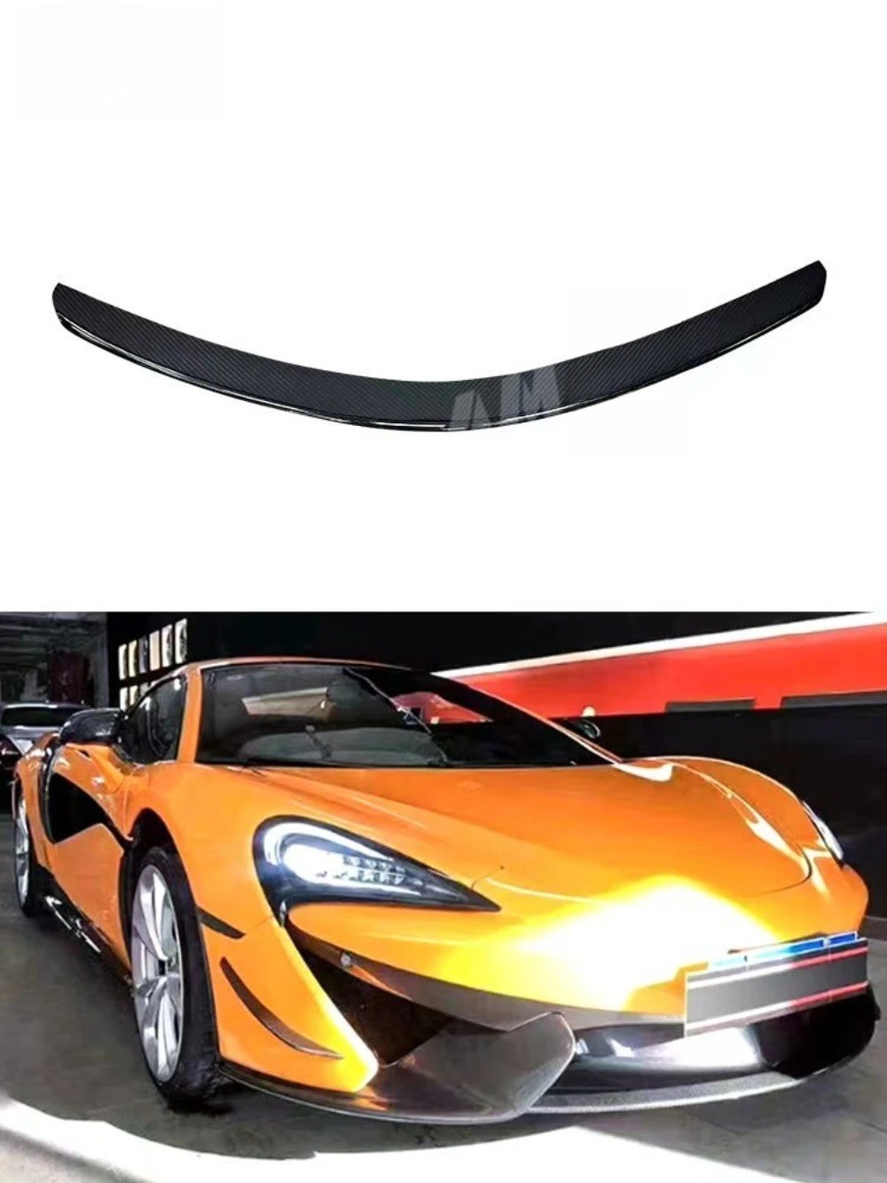 High Quality Fast Delivery Whole Sale Price Prepreg Dry Carbon Fiber Front Bumper Lip Body Kits for  570S